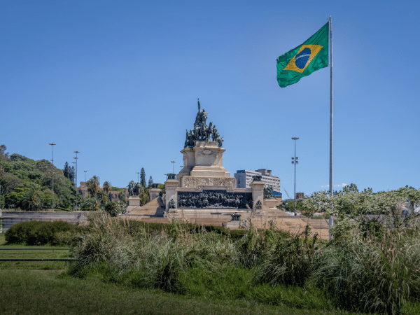 Brazil History: The Monument to the Independence of Brazil, a landmark in São Paulo's Parque da Independência, attracting tourists interested in Brazilian heritage