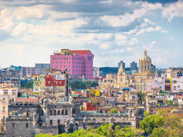 Colourful Havana downtown skyline with domed buildings and Caribbean charm – DMC Cuba