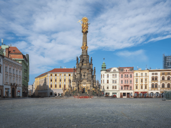 Upper Square with the Holy Trinity Column in Olomouc city centre – DMC Czech Republic